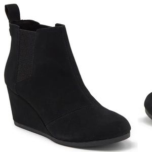Toms Wedge Booties Kayley